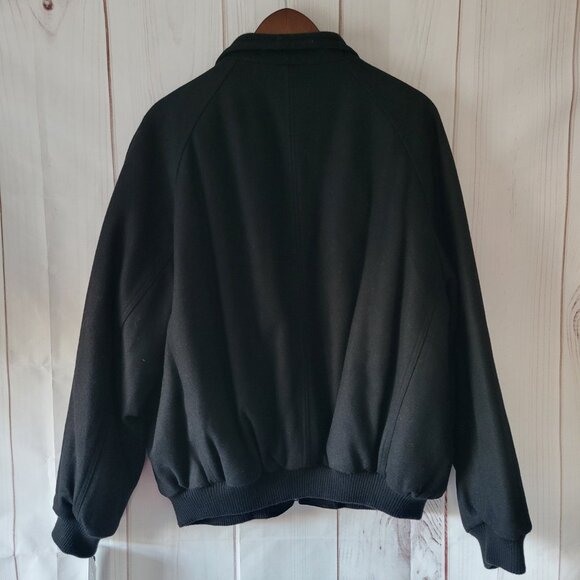 London Fog Men’s XL Wool Blend Insulated Winter Jacket, Black, Business NEW - Picture 4 of 10